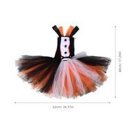 Healvian 1 ensemble de costume de cosplay de pingouin : robe tutu de pingouin d'Halloween, bandeau, nœud, vêtements d'habillage d'animal, tenue pour fournitures de fête d'anniversaire de Noël