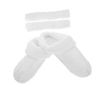 Healvian 1 Ensemble De Couvre-Chaussures Chauds En Polaire Doublures De Chaussures Semelles Intérieures D'Hiver Sabots Inserts De Chaussures Pantoufles D'Hiver Coussinets De