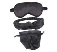 Healvian 1 ensemble Masque de Sommeil Soie avec Bandeau et de Rangement Ensemble Confort Optimal et Lumière pour Voyager et Détente