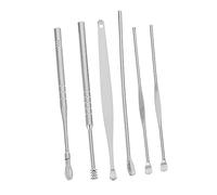 Healvian 1 ensemble Set Outils de Nettoyage des Oreilles Acier Inoxydable Kit Complet pour Élimination Du Cérumen Pratique Boîte de Rangement Outils de Soins Auriculaires