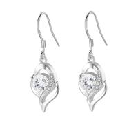Healvian 1 Paire Boucles D'oreilles En En Acier Boucles D'oreilles Pour Les Femmes Larme Boucle D'oreille Femme Sterling Pendant Mode D'oreille En Blanche