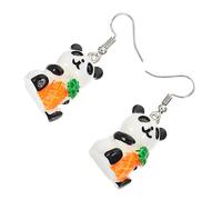 Healvian 1 Paire De Boucles D'Oreilles Panda Élégantes Décorations D'Oreilles Boucles D'Oreilles Charmantes Boucles D'Oreilles Adorables Fournitures De Bijoux Uniques