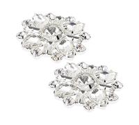 Healvian 1 Paire De Chaussures De Mariage Et Boucles Clips De Chaussures Jour Mariage Mariée Sélecteur De Mariée Talons De Mariage Boucles De Chaussures De Mariage En