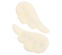 Healvian 1 Paire épingle à cheveux ailes d'ange peluche Accessoires de cheveux pour enfants pince à cheveux clips d'ailes coups de cheveux pinces à cheveux kawaii blanche