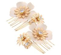 Healvian 1 Paire Peigne à Cheveux Pour Les Occasions Formelles Accessoires De Cheveux De Mariée Accessoires De Cheveux De Mariage Peignes à Cheveux Pour Alliage De Zinc