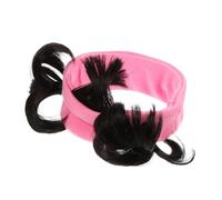 Healvian 1 Pc bandeau de pour enfants perruques avec frange tenue de filles bandeau enfant hair band kiddikutter déguisement enfant bandeau de faux cheveux Chapeaux coton rose