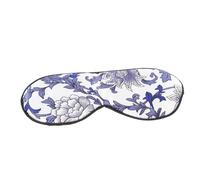 Healvian 1 Pc Masque Pour Les Yeux En Soie Bandeau En Satin Masque Pour Les Yeux Pour Dormir Visière De Travail Oeillères Oeil Endormi Bandeau Pour Les Yeux Oeil De Soie Blue 100% Pure Soie