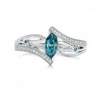 Healvian 1 Pièce bague de diamant anneau bagues en pour femmes bijoux alliances pour femmes