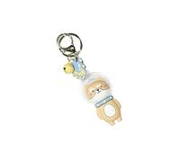 Healvian 1 Pièce Pendentif Animal De L'Espace Chaînes Porte-Clés Vache Accessoires Corgi Voiture Étiquette Anneau Support En Peluche Jouets Portefeuille Animal Porte-Clés Pendentif