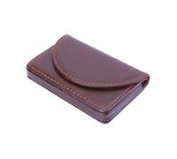 Healvian 1 Pièce PU Soft Business Card Holder Élégant Organisateur de Cartes de Visite Portable