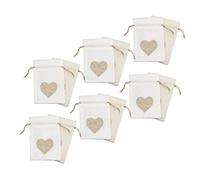 Healvian 1 Sachets De Corde À Tirer Avec Motif Cœur Pour De Anniversaires Et Mariages Lot Et Durable 12 Pièces