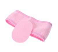 Healvian 1 Set Bandeau De Lavage Du Visage Ensemble Bandeau Éponge Bandeau Facial Bandeau De Yoga Bandeaux Pour Femmes Pour Se Laver Le Visage Bandeau Femme Bandeau De Bain Kits De Soins