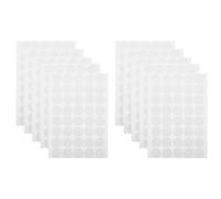 Healvian 10 Pastilles Adhésives Rondes Blanches 25 Mm Autocollants Ronds pour Bureau Étiquettes Circulaires Auto-adhésives pour Codage Tri Classement Fournitures Scolaires