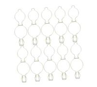 Healvian 10 Pièces Boucle à Ressort Pour Réservoir De Stockage Scellant Pour Conserves Ensemble De Verrouillage à Ressort Goupille De Verrouillage à Ressort Métal Golden