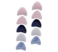 Healvian 10 Pièces bricolage artisanat charmes oreilles en fausse charme de bricolage -tête faisant des breloques charme oreilles de chat charmes de bricolage chiffon