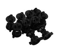 Healvian 10 Pièces Isolateurs Ronds pour Clôture Électrique en Abs, Compatible, Fixation à Vis 9,5mm pour Piquets de Clôture Agricole