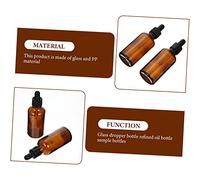 Healvian 10 pièces Lot de Flacons Verre avec Pipette Compte Gouttes Bouteilles Vides pour Huiles Essentielles Cosmétiques et Rechargeables et Pratiques pour Voyage et Mélange Personnel