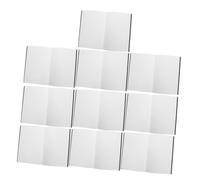Healvian 10 Pièces Mini Carnet Vierge en Papier Kraft A5 pour École et
