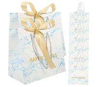 Healvian 10 Pièces Sachets à Motif Sacs de Mariage avec Rubans Dorés pour Vos Invités et des