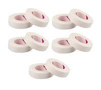 Healvian 10 Rouleaux Ruban Adhésif pour Extension de Cils Tissu Respirant Séparation Douce des Cils Hypoallergénique et Painless Parfait pour Maquillage Professionnel