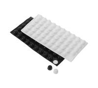 Healvian 100 Pcs Points Tactiles en Silicone Auto-adhésifs pour Aide la Reconnaissance Braille Utilisation en Établissements de Rééducation et Écoles pour Personnes à Vue Réduite