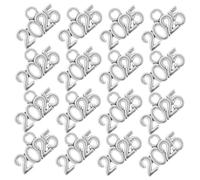 Healvian 100 pièces Breloques Alliage de Zinc Rétro Pendentifs Chiffres pour Création Bijoux DIY Charms pour Colliers Bracelets et Porte-clés