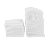 Healvian 100 pièces Coton Démaquillant Réutilisable Coton Épais pour Maquillage Outil Pratique et Portable pour Nettoyage Visage Soin Blanc