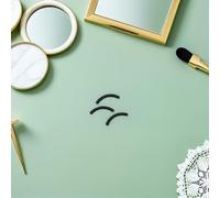 Healvian 100 Pièces Coussinets de Recharge Silicone Noir pour Recourbe-cils Tampons Souples et Élastiques pour Remplacement Protection Douce des Cils pour Voyage et Salon