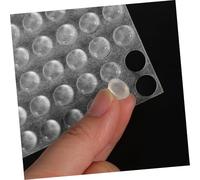 Healvian 100 pièces Pastilles Adhésives Transparentes Antidérapantes Demi Sphériques pour Aide Aux Malvoyants Protection Meubles et Amortisseur