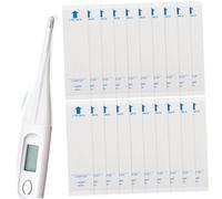 Healvian 100 Pièces Thermomètre Case De Protection Couverture Protecteur Couvercle Du Thermomètre Transparent
