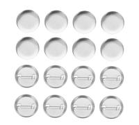 Healvian 100ensembles Insigne Inachevé Créations Emblèmes Soye-même Bouton Emblème Vierge Pour Vêtements à Personnaliser