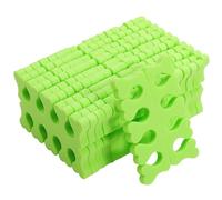 Healvian 100paires Séparateurs Ongles Éponge Jetables Pour Doigts Et Orteils Coussin De Soutien Anti-déformation Vert