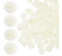 Healvian 100pcs Diffuseur de Fleurs Parfumées de Marguerite Blanche en PE, Accessoire Pratique pour Aromathérapie, pour Bureau ou Décoration Intérieure