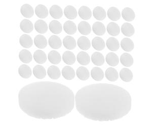 Healvian 100pièces Éponge De Maquillage Applicateur Pour Fond De Teint Éponge Pour Eye-liner Outil De Maquillage Pour Visage Recharge Pinceau Pour Fond De Teint Liquide