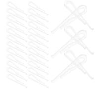 Healvian 100pièces Pinses à Vêtements Pinses Crocodiles de Pliage de Fixation pour Emballage pour Vêtements de Nuit pour Tabliers pour Sous-vêtements