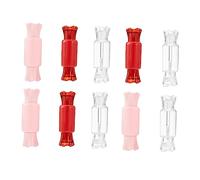 Healvian 10pièces Flacons de Gloss Vides Style Compact Lot pour DIY à Lèvres et Gloss Rangement Maquillage Couleur Aléatoire