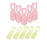 Healvian 10pièces Outil De Retrait De Vernis à Ongles Lot De Pinces Voyage Clip Capuchon Dissolvant Outil Démaquillage