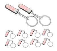 Healvian 10pièces Porte-clés Tubes à Essai Scientifiques Breloques Pour Sac à Dos Accessoires Pour Porte-clés Porte-clés Pour Amateurs De Chimie Sciences