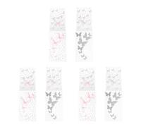 Healvian 12 Feuilles Autocollants Visage, Maquillage Fête et Scène | Plastique, Options Multiples, Adhésif, Rehausse le Regard, Décoration Visage, pour Spectacles et Soirées