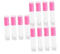 Healvian 12 Pcs Tube Vide De Brillant À Conteneurs De Brillant À Tubes De À Rouge À De Bricolage Organisateur De À Bouteilles