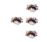 Healvian 12 Pièces Bandeaux Halloween et Confortables Accessoires Tête Vampire Citrouille et Crâne Décorations Festives Amusantes pour Garçon Fille et Adultes