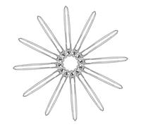 Healvian 12 pièces Lot de Pinces de Positionnement Coiffure Acier Inoxydable Pinces Longues à Bec Fin pour Salons et Coupe à Domicile Accessoires Professionnels pour Séparer et Maintenir