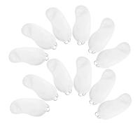 Healvian 12 pièces Masque de Sommeil Jetable Blanc en Polyester Doux pour les Yeux Voyage Bureau et Jeux Confortable et Personnalisable pour Sieste et Détente