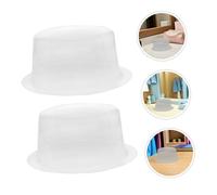 Healvian 12 Pièces PVC Hat Support Wide Brim Stretcher Dome Flat Top Hat Shaper Plastic for Home and Retail Storage