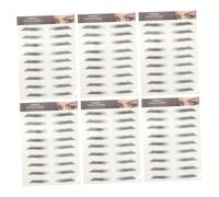 Healvian 12 Pièces Sourcils Autocollant Pour Femme Transferts De Sourcils Réalistes Et Réutilisables Naturels Et Fournis