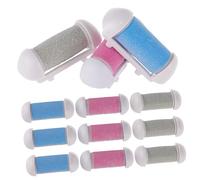 Healvian 12 pièces Têtes de Remplacement pour Râpe Pied Électrique de Rechange Multicolores pour Outil Épilation Peau Dure Accessoires Ponceuse Pédicure Professionnelle