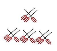 Healvian 12 Pièces Trident Prop Halloween Accessoire Cosplay Démon Fourche Démons pour Fête