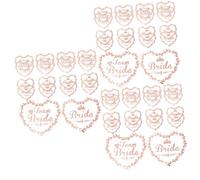 Healvian 120pièces Temporaires Pour Mariage Autocollants Bride Bridesmaid Décorations De Fête Favor à