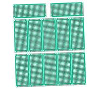 Healvian 12pièces Plaque De Circuit Imprimé Universelle Matériel De Prototypage Soudure pour Expérimentations Électriques Haute Sécurité Et Fiabilité