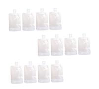 Healvian 12pièces Sac de Voyage Rechargeable pour Lotion de Pochettes Souples Pratiques pour Shampoing et Lotion de Voyage Compact et Facile à Ranger